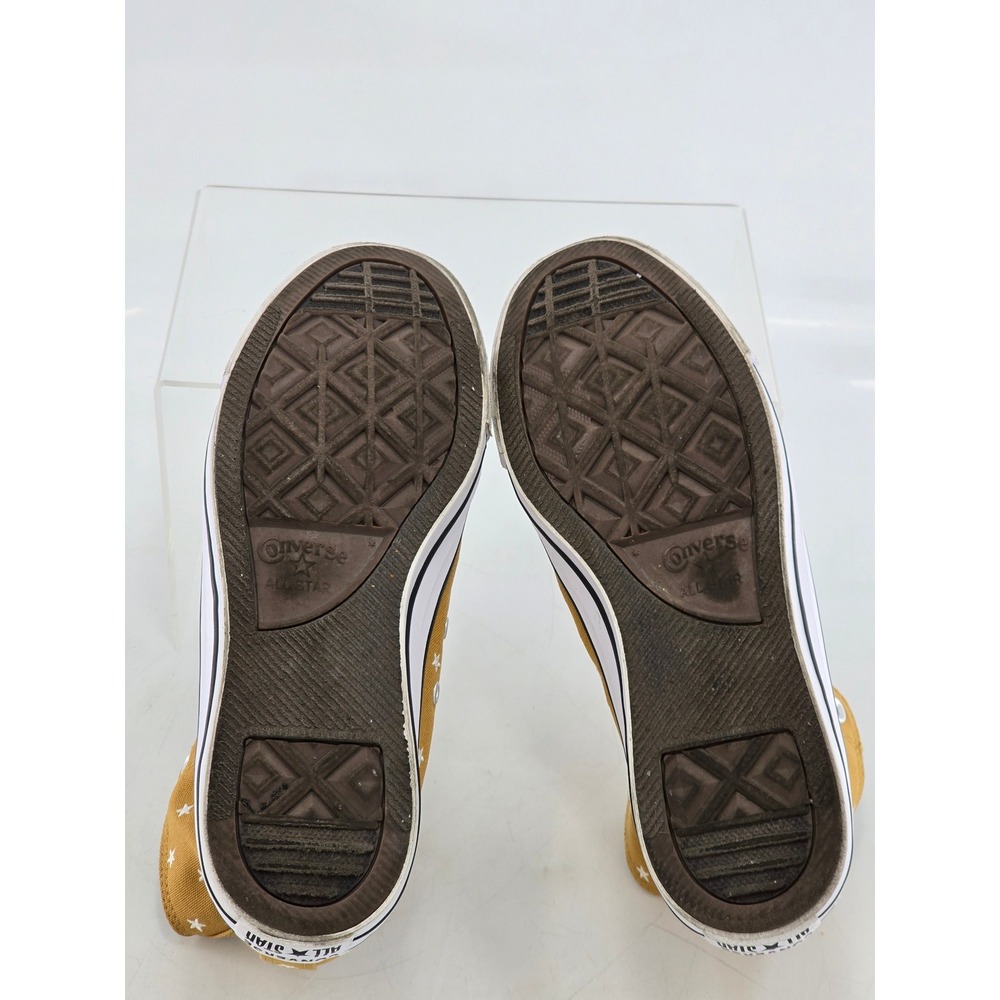 Converse Chuck Taylor All Star High Top Mens 9 Womens 11 Gold Star - Excellent - Picture 2 of 11
